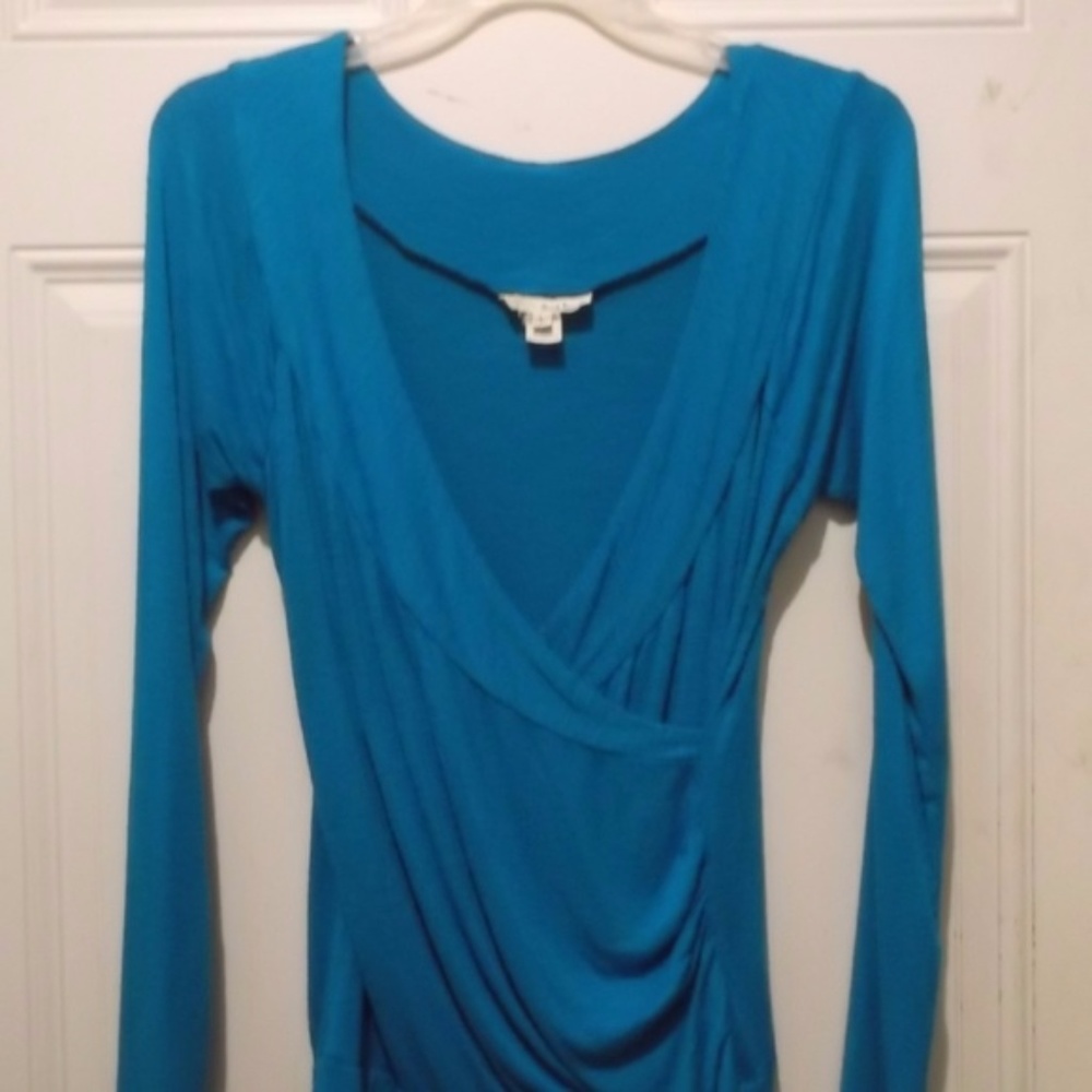 "Derek Heart" Deepest Aqua Blue - new